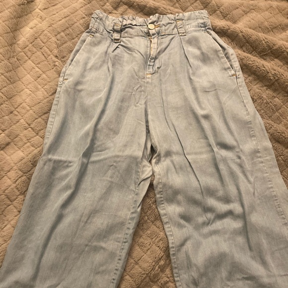 Denim Flare Gauchos - Picture 2 of 2